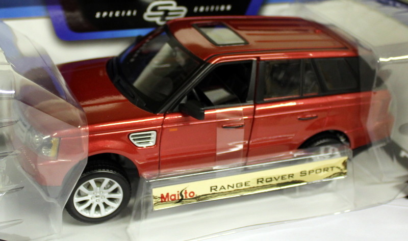 MAISTO 1 18 Scale-Range Rover Rover Rover Sport Metallic rouge Diecast Voiture Modèle cc8167 MAISTO 1 18 Scale-Range Rover Rover Rover Sport Metallic rouge Diecast Voiture Modèle cc8167