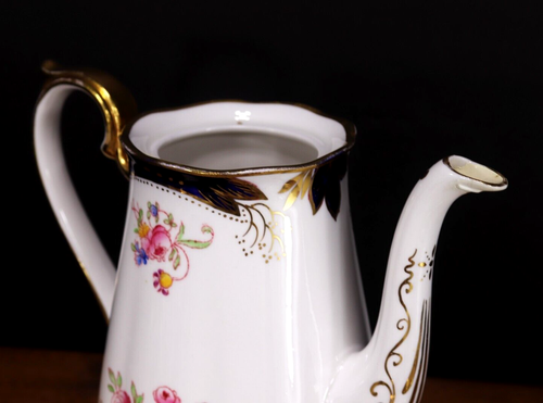 Royal Albert Crown China ESPRESSO Coffee Pot + 6 Demitasse Cups + Saucers 6513d - Picture 7 of 20