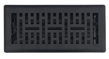 Sierra Grates Metro Cast Iron Black Decorative Floor Register Brand New!