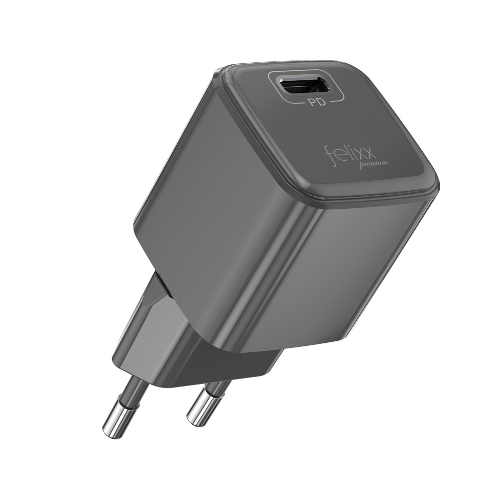 felixx Premium 25W Schnelllader mit Power Delivery (PD) - Космический серый #2879130