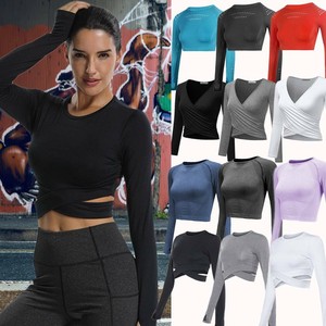 crop top running shirt