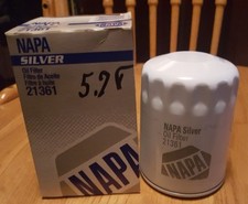 Engine Oil Filter Napa Silver 21361
