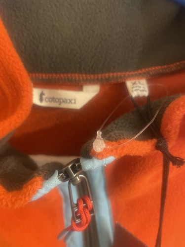 Cotopaxi Amado Fleece Half Zip Pullover Herren Gr. XL Canyon Orange Iron Neu mit Etikett - Bild 5 von 7