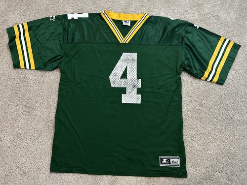 Vintage 1997 Brett Favre Starter Jersey Green Bay Packers NFL Size 52 XL - Picture 1 of 11