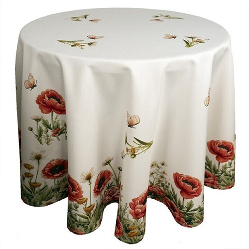 Mantel Amapolas Verano Impresión Corredor de Mesa Blanco-Colorido Interior y Exterior 2200 - Imagen 16 de 49