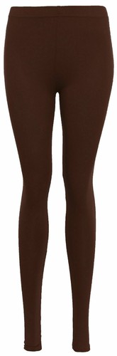 LADIES WOMENS VISCOSE PLAIN STRETCHY SOFT LEGGINGS WITH ELASTICATED WAIST UK - Picture 14 of 20