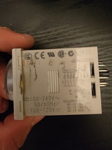 Omron Multifunktions-Zeitschaltuhr H3CR-A 100-240VAC H3CRA GEBRAUCHT - Bild 4 von 4