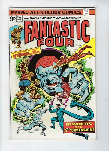 FANTASTIC FOUR # 158 (XEMU The MERCILESS app, MAY 1975) VF/NM