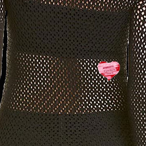 Wolford Jeanne Sweater • S • Black ... Swarovski® Crystals on Fine Mesh - Picture 2 of 5