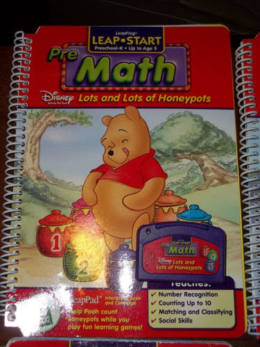 Lote de 4 libros/cartuchos de aprendizaje Leap Frog Leap Pad prelectura prematemáticas edades 3-5 - Imagen 2 de 5