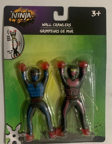 Wall Crawlers Ninja 2 X Sticky Crawlers kids Toys window Tumbler Birthday Party - Picture 5 of 5