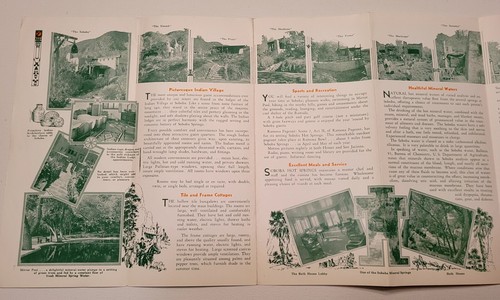 Soboba Mineral Hot Springs * San Jacinto, California 1920s Brochure * Indian - Picture 4 of 10