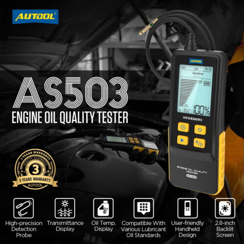 Auto Petrol Diesel Engine Oil Tester Analyzer Oil Quality Temperature Detector - Picture 2 of 20