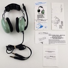 David Clark Company Inc H1-20 Aviation Headset with M-7A Mic for Parts or Repair