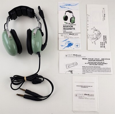 David Clark Company Inc H1-20 Aviation Headset with M-7A Mic