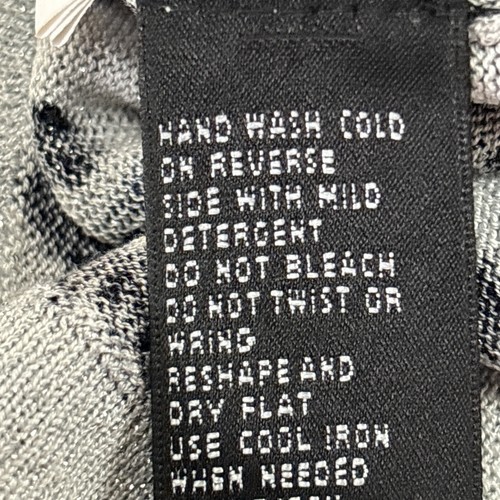 Maglione donna C'est City taglia M metallizzato leopardato paillettes viscosa seta scollo a scoop - Foto 9 di 9