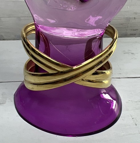 Vintage Gold Tone Infinity Cuff Bracelet - Picture 1 of 6