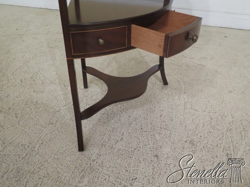 47551EC: KITTINGER T-731-2 Corner Mahogany Washstand Shelf - Picture 6 of 11