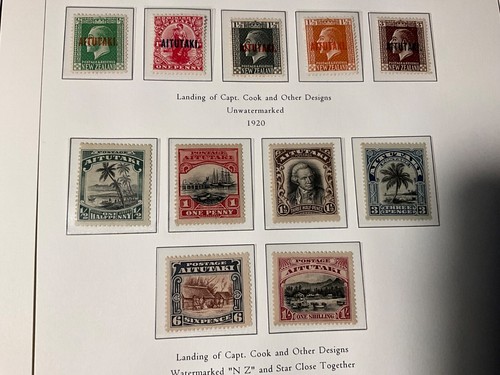 AITUTAKI 1903 - 1924 KEVII on MNH complete 31 stamps h37 - Picture 7 of 11