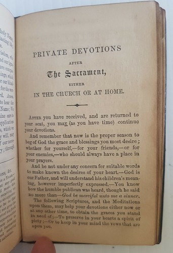 1854 / A SHORT INSTRUCTION FOR UNDERSTANDING THE LORD'S SUPPER / THO. WILSON - Picture 11 of 12