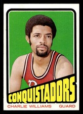 1972 Topps - Charlie Williams - #231  San Diego Conquistadors GD/GD+