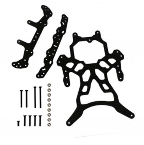 3RACING M4WD-17 Graphite / SSG  Super M XX Chassis set TAMIYA MINI 4WD Car - Picture 4 of 4