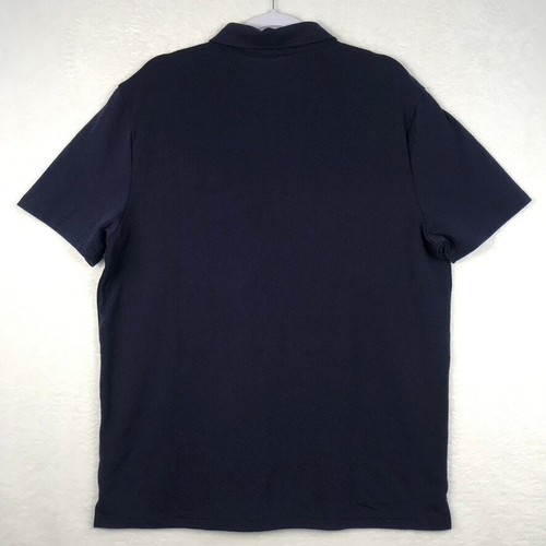 Avalanche Polo Shirt Men Large Navy Blue Golf Breathable Dry Active Performance  - Picture 6 of 11