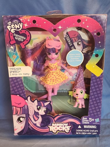 My Little Pony Equestria Girls Rainbox Rocks Twilight Sparkle & Spike The Puppy