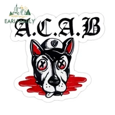 EARLFAMILY 5.1" Humorous ACAB Car Sticker Car Door Protector Decals Laptop Decor