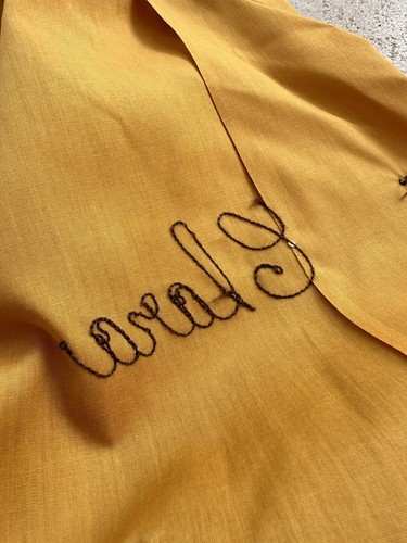 1970s Chain Stitch Women’s Bowling Shirt New Braunfels Texas Blouse Top 70s VTG - Picture 23 of 24