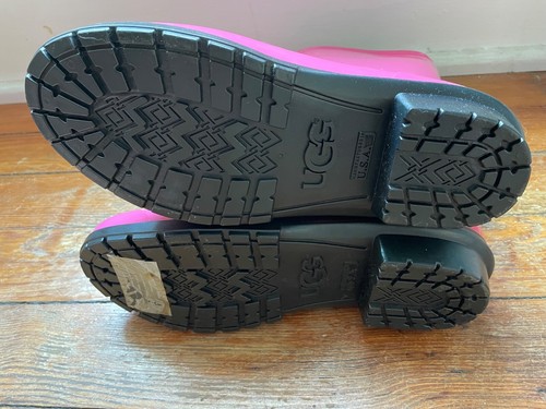 Rare UGG Women Fuchsia Pink Waterproof Rain Boots Size 10 - Picture 8 of 9