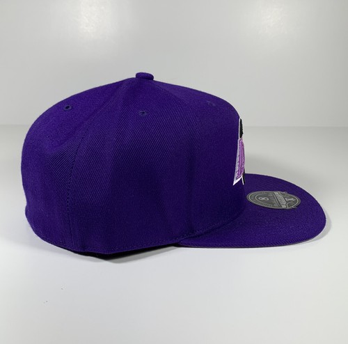 MITCHELL & NESS Los Angeles Lakers 1987 NBA Finals Hat Purple Men’s Sz 8 *NEW* - Picture 3 of 8