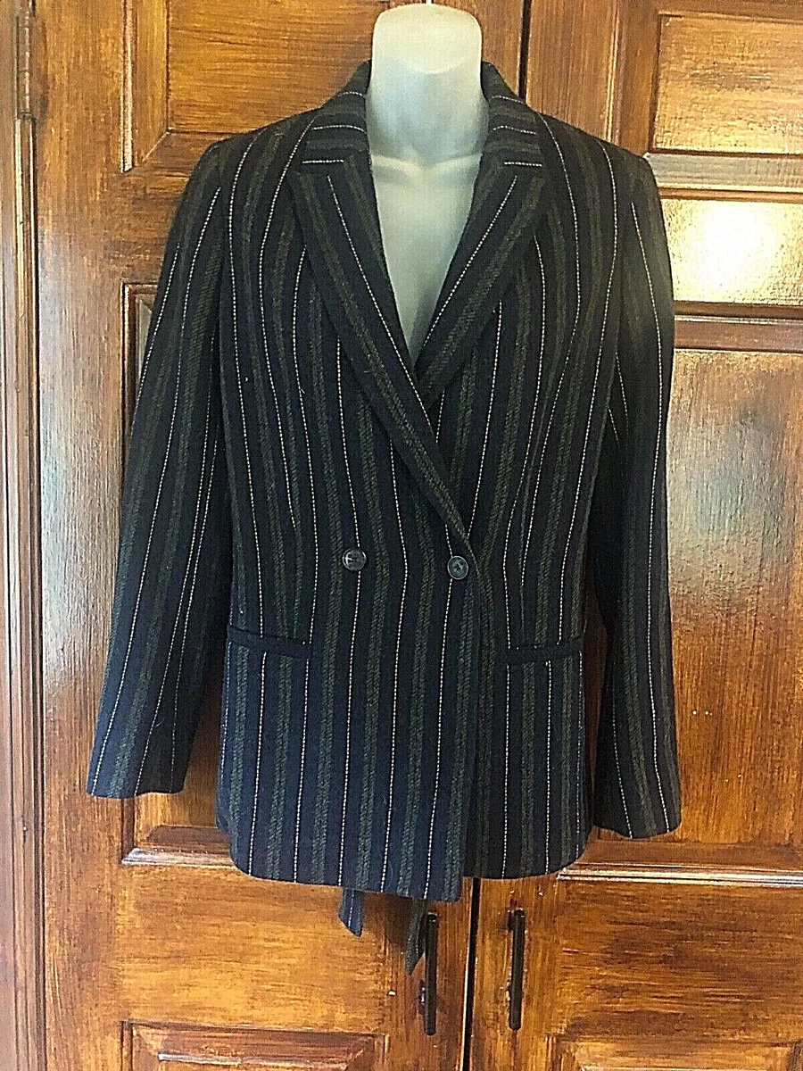 Massimo Dutti Womens Blazer Size EUR 36 US 4 Navy