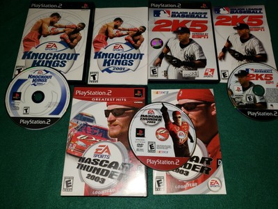 3 Complete Game Lot NASCAR Thunder 2003 MLB 2k5 Knockout ...