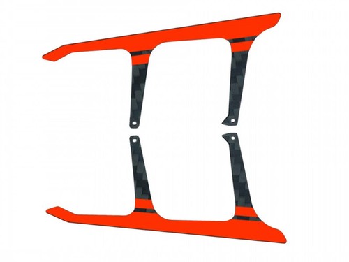 Carbon Faser Landung Skid 'U' Stil (Rd) (Für Microheli Mcpx BL2 Ausrüstungen)