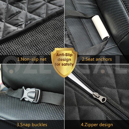 Premium Pet Car Seat Cover Hammock NonSlip Protector Mat Waterproof Cat Dog Back - Picture 7 of 9