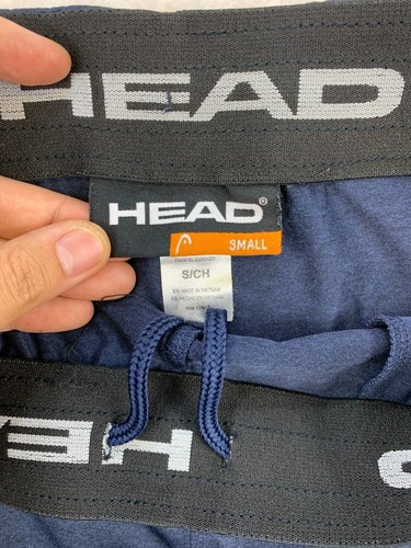 HEAD Tennis Shorts Men’s Small Navy Blue Athletic Drawstring Pockets Gymwear - Picture 6 of 10