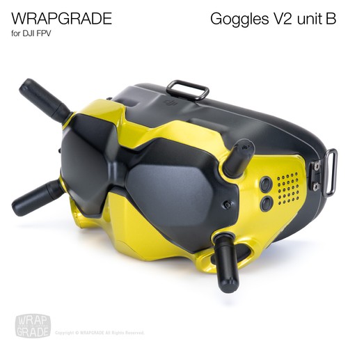 WRAPGRADE Skin Wrap for DJI FPV Goggles V2 Decal Drone Accessory - Picture 20 of 77