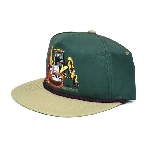 Vtg Oscar II GTE Worldwide 1996 Army Outside Cable Rehabilitation Snapback Hat - Picture 2 of 5