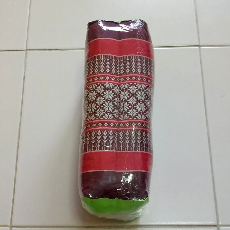 Cojín de almohada de algodón tailandés yoga reposacabezas meditación KAPOK 100 % relleno Foto 4 de 4