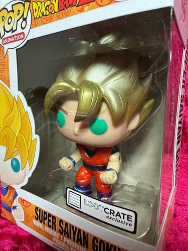 Funko Pop! DBZ Super Saiyan Goku 14 Cabello Dorado Metálico Exclusivo 2016 Abovedado - Imagen 2 de 7