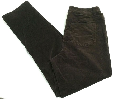 "Pantalones de mezclilla para mujer Charter Club, talla 12, marrón, entrepierna elástica 31" - Imagen 8 de 8