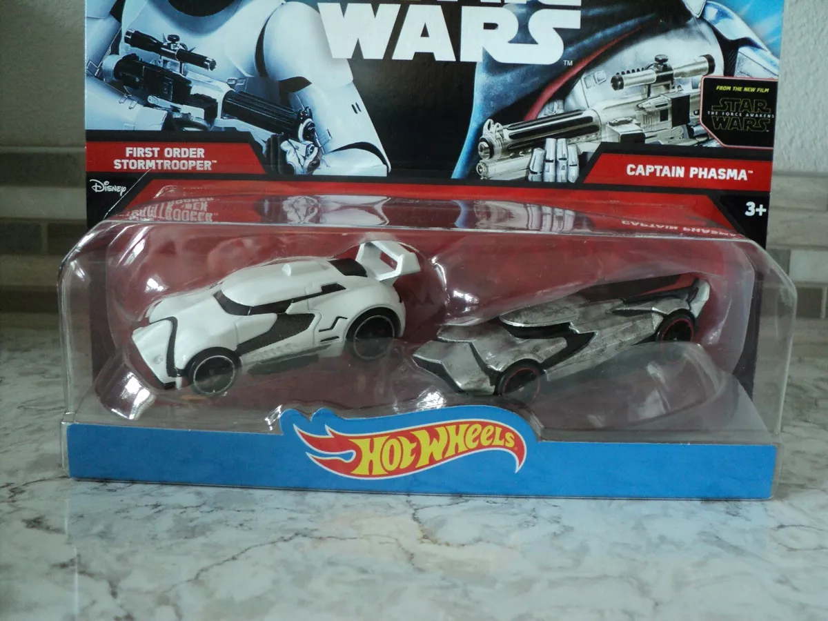 Hot Wheels Star Wars Captain Phasma & First Order Stormtrooper 2