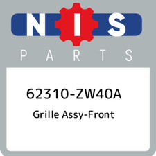 62310-ZW40A Nissan Grille assy-front 62310ZW40A, New Genuine OEM Part