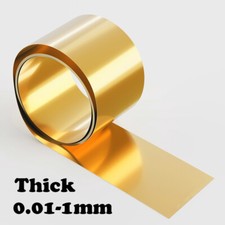Brass Sheet Roll 0.01/0.02/0.03/0.04/0.05/0.06/0.08 1mm Thick Metal Foil Belt