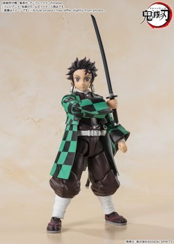 S.H.Figuarts Tanjiro Kamado Demon Slayer Kimetsu no Yaiba Figure Bandai NEW - Picture 5 of 11