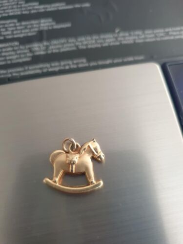 Rocking Horse Charm Pendant 9ct Yellow Gold - Picture 5 of 7
