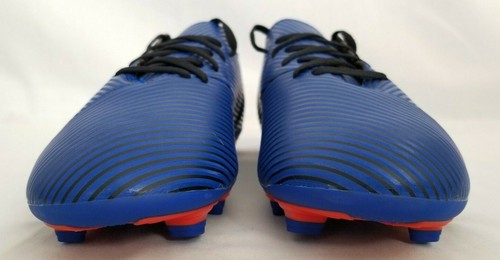 Mens Size 12 Blue Red Black Adidas Nemeziz Messi 19.4 FxG Soccer Cleats FW8402 - Picture 4 of 8