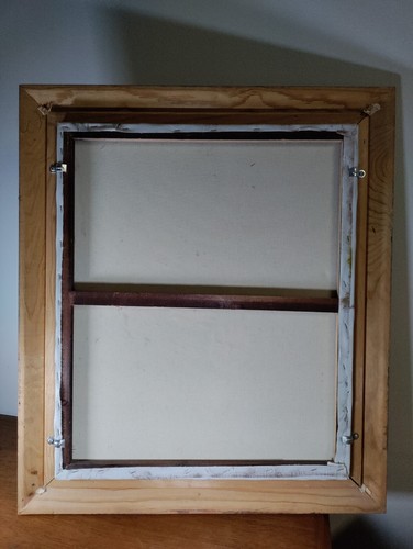 Vintage Hand Painted Oil Painting Original Unsigned Framed Art Floral Still Life - Picture 7 of 11