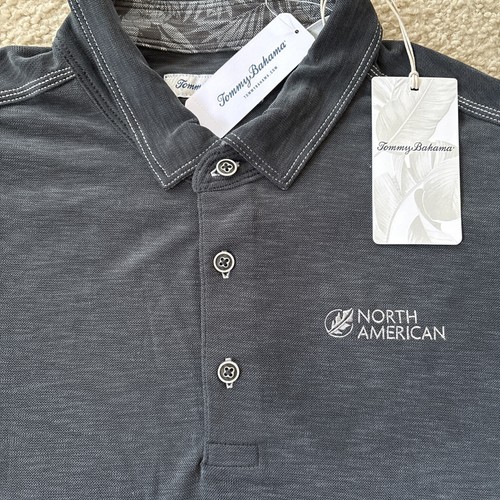 Tommy Bahama Paradiso Polo Short Sleeve, Denim Blue, XL/TG Brand New - Picture 4 of 8